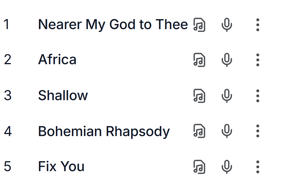 Digital Songbook