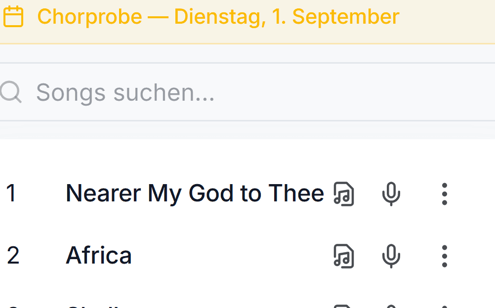 Playlisty i Setlisty