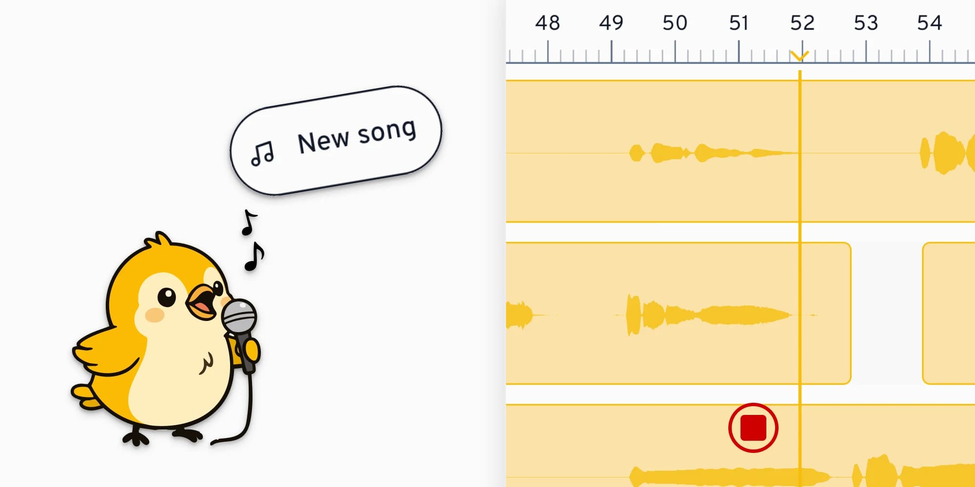 Creating a song with the AudioEditor