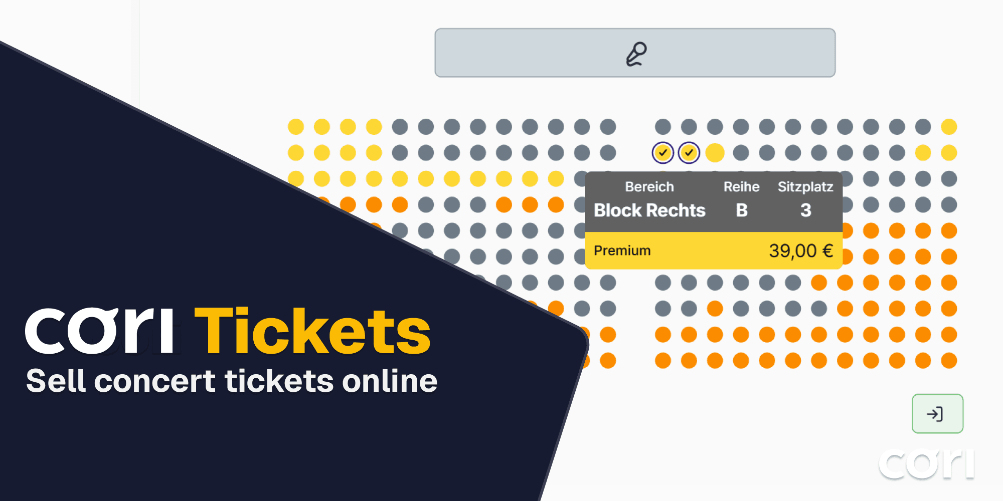 Ticketing for choirs: sell concert tickets online without a base fee