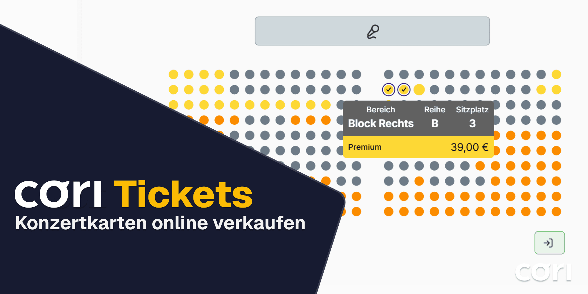 Ticketverkauf für Chöre: Konzertkarten online verkaufen ohne Grundgebühr